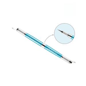 Quality Smart Manual Eyebrow Tattoo Pen With Sterile Disposable Needles Blue wholesale