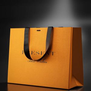 Quality Factory custom paper bags with logo printed paper bags with handles shopping bag wholesale