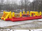 Ce Inflatable Soccer Arena Court For Outside Use , Inflatable Soccer Field For