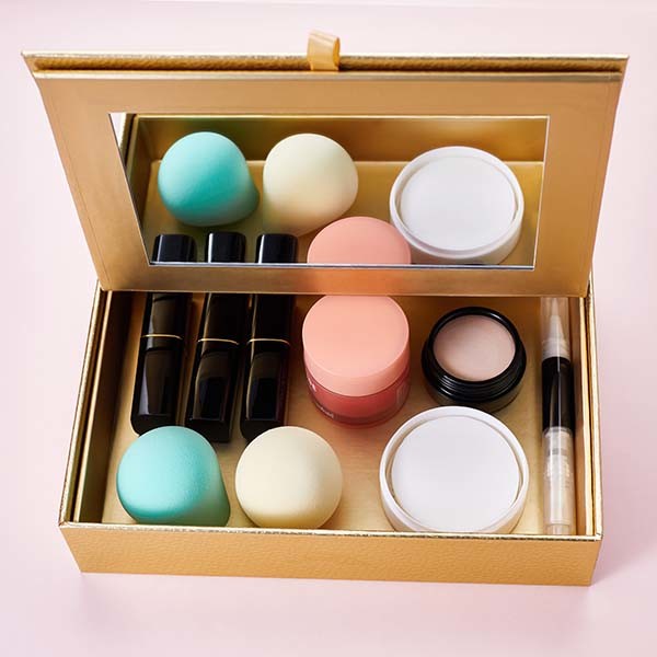 Jessup 25pcs Pro Makeup Brushes Set Zinfandel Color With Cosmetic Box