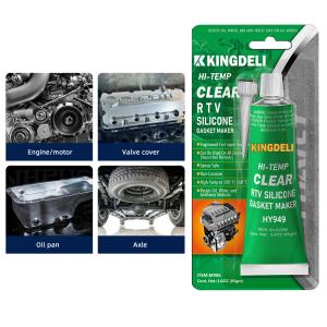 Quality One Component Clear RTV Sealant , High Heat Silicone Adhesive For Auto Pump wholesale