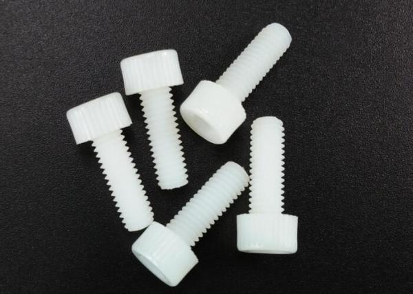 White Nylon Hexagon Socket Head Plastic Allen Key Screw M3 Standard DIN 912