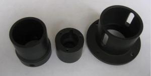 Quality Creep Resistance Black PEEK Plastic Parts Plastic Sleeve Peek Bush wholesale