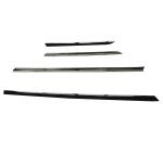 3GB 853 253 Door Edge Grounds Edging Strip Car Chrome Moulding Trim Strip VW