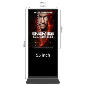 Quality Windows I3 Self Service Touch Screen Kiosks 49 Inch Advertising Media Player wholesale