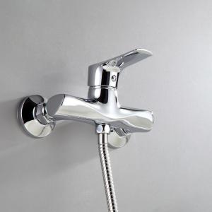 Quality Single Handle Brass Bathroom Shower Faucets Modern Bathtub Shower Mixer Wall Mounted wholesale