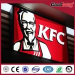 vacuum forming acrylic 3d led lighting advertising chain store light box