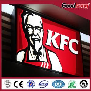 Quality outdoor indoor 3d led vacuum forming acrylic lighting advertising light box wholesale