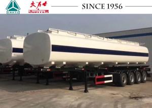Quality 4 Axles 50000 Liters Fuel Tank Semi Trailer 50 Tons Carbon Steel Q345B wholesale