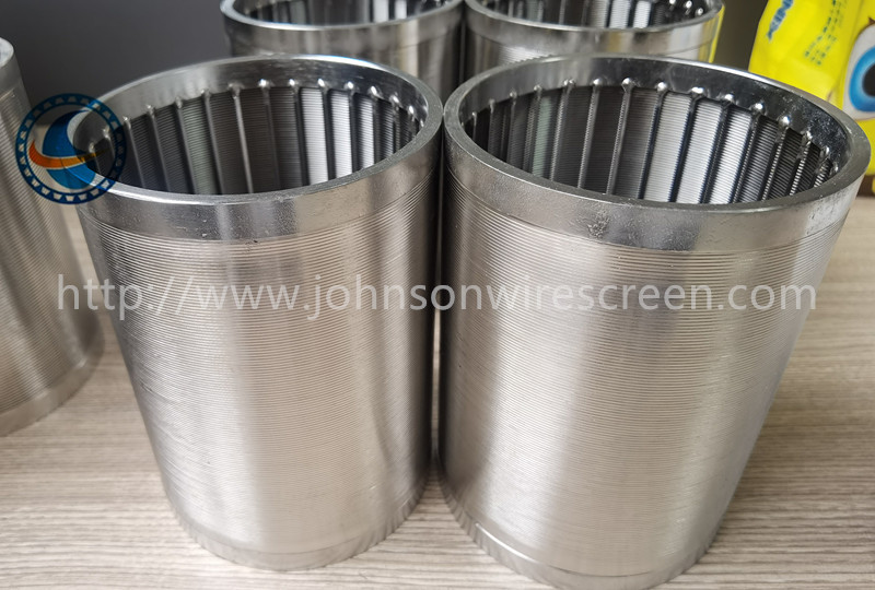 114mm Wedge Wire Strainer Stainless Steel 304 Screen Filter Pipe
