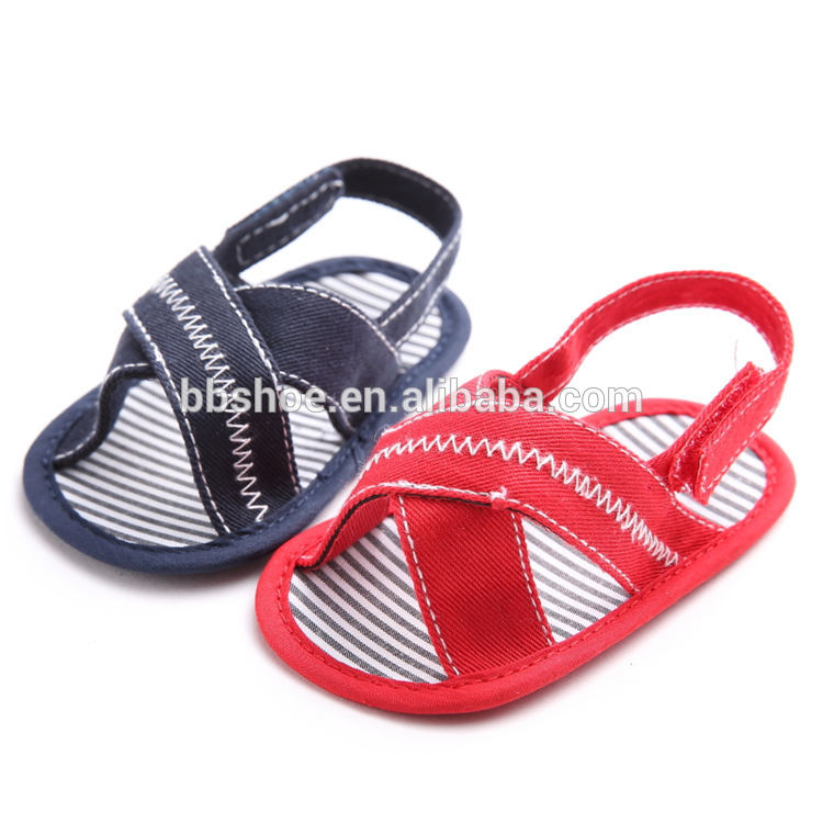 Quick shipping Casual Canvas baby barefoot slipper infant Walking shoes toddler sandals