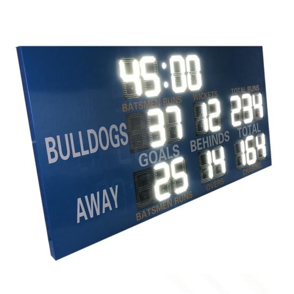 12 Inch White Digits College Electronic Soccer Scoreboard Led Football