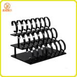 Wholesale black 3 tiers Acrylic Watch Display stand tower