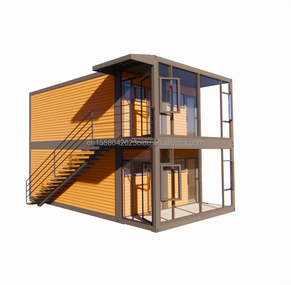 Galvanized Steel Square Tubes 20ft Detachable Flat Pack Shipping Container for Modern Home Villa Mall School