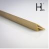 Buy cheap Shinning 6m Length L Shaped Metal Profile C38500 L Tile Edge Trim from wholesalers