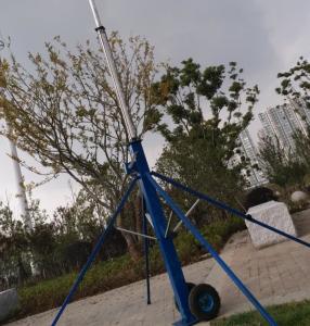 Quality 15 Meter Aluminum 6063 Antenna Telescoping Mast winch up mast portable mast wholesale