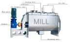 Spice Dry Powder Mixing 210 L Horizontal Plough Mixer