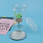 350ml Transparent 100MM EOE Cookies Plastic Food Cans