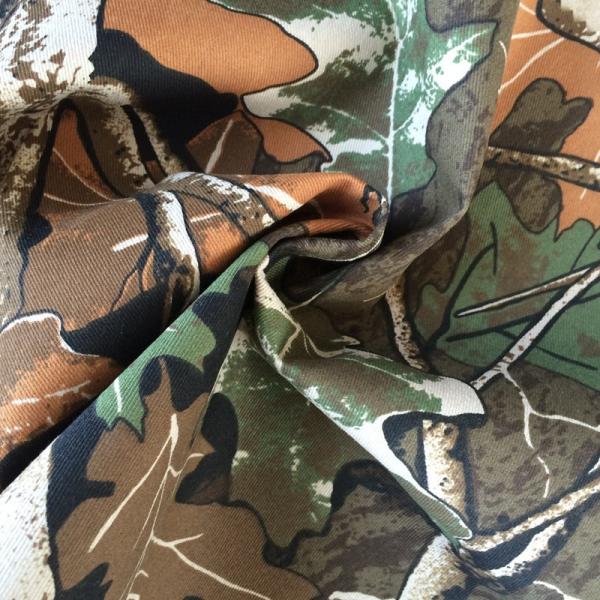 Cheap TC Twill Camouflage Fabric Custom Printed Design For Hunting Coat for sale
