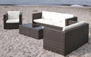 Quality 4pcs balcony wicker sofas wholesale
