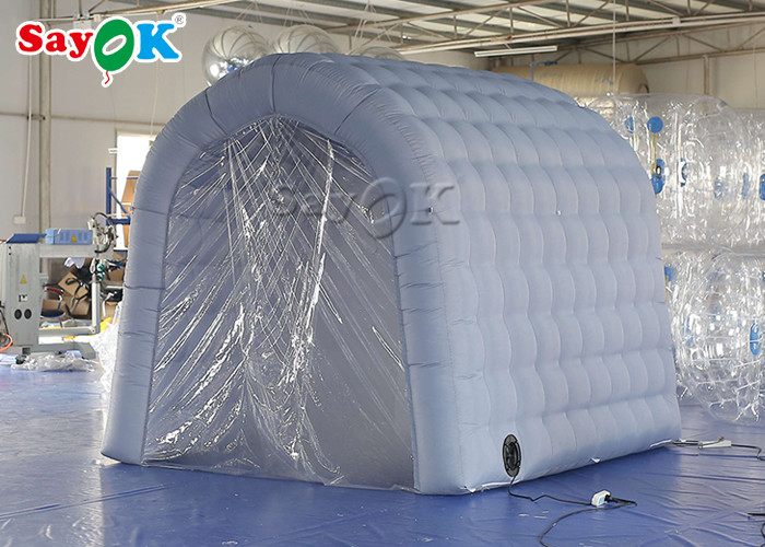Gray Inflatable Medical Tent Disinfection Tunnel For Hospital Equipment