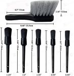 7pcs 610g Auto Cleaning Brush For Car Exhaust Tip Wheels Interior Places