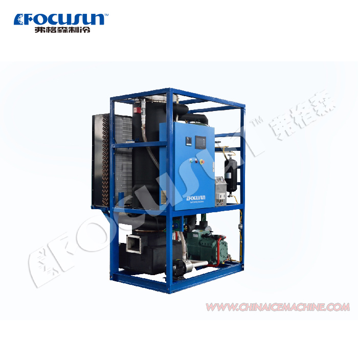 Convenient 3T/5T Tube Ice Machine 3ton/day for Convenience Store and D21/28/34mm Ice Size