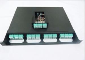Quality 1U Fiber Patch Panel MTP/MPO Chassis 12 Port Fiber Patch Panel wholesale