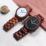ALK Vision Couple Wood Watch Ladies Fashion Quartz Wooden Watch Casual Lovers