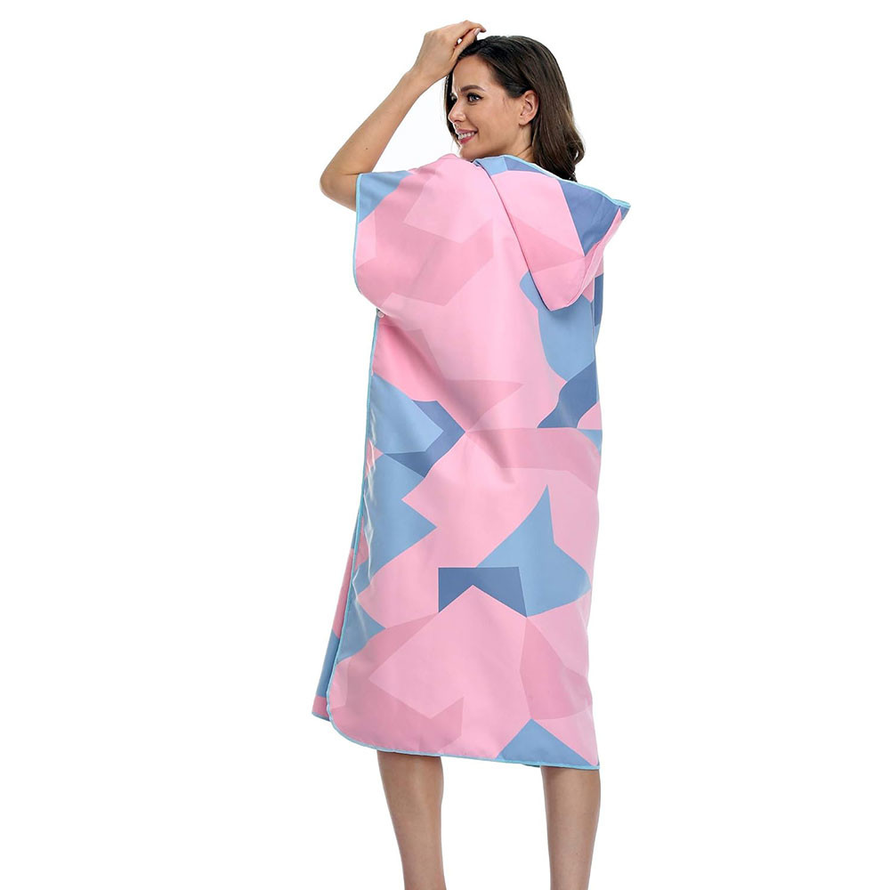 Ulti Functional Microfiber Poncho Outdoor Sports Quick Dry For Beach Swimming