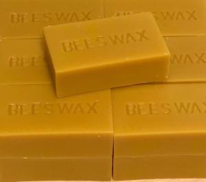 Quality 1LB Yellow Beeswax Bar Customized Logo Printed wholesale