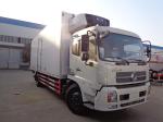 Dongfeng 10 Ton Refrigerated Truck , -15 ℃ Refrigerated Delivery Truck With Rear