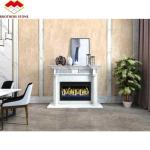 White Greek Marble Natural Stone Statue Frame Art Fireplace for Prestigious