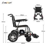 Lightweight Handicapped Foldable Aluminium Electric Wheelchair