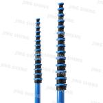 65ft 074 Panel Snap Blue Telescopic Carbon Fiber Pole for Industrial Vacuuming