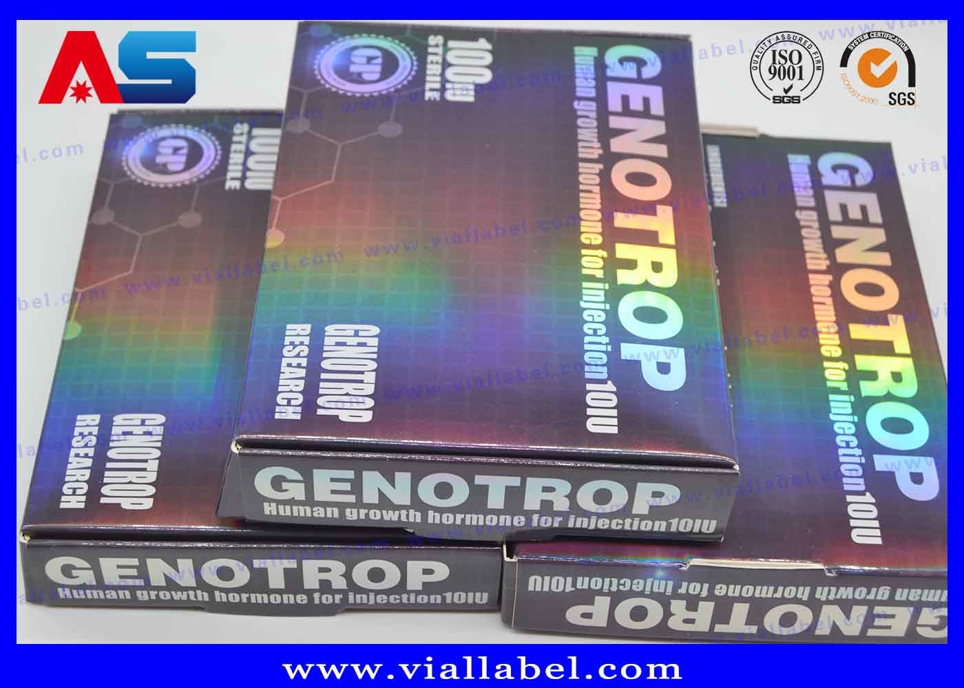 Laser Holographic Printing Pharmaceutical Packaging Box Medical Pill Storage Box