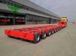 Hydraulic Modular Semi Trailer Transport 3 Axles Carbon Steel