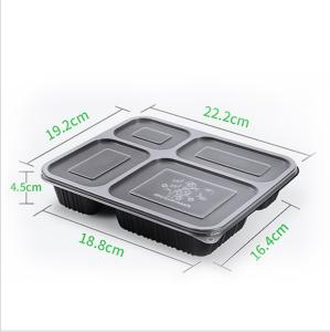 Quality Microwavable PP Disposable Food Container 500 650 750 1000ml wholesale