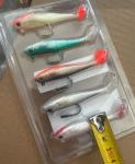 Custom Plastic Injection Moulds For Soft Baits Biodegradable 4 Inches 6.4g