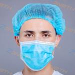 Eo Gas Sterile Non Woven 24 Inch Disposable Bouffant Cap