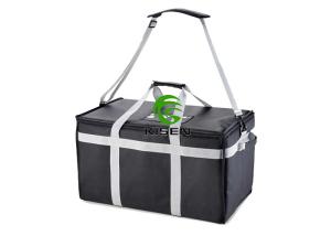 Quality Hot / Cold Thermal Insulated Cooler Bags For Food Delivery Zippered Large Capacity wholesale