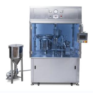 Quality High Speed Automatic medical prefilled plastic Gel disposable syringe filling capping machine wholesale