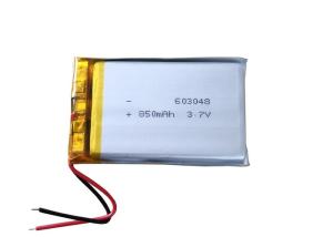 Quality 603048 Lithium Polymer Battery Pack 3.7V 850mAh Lamp Lipo Batteries wholesale