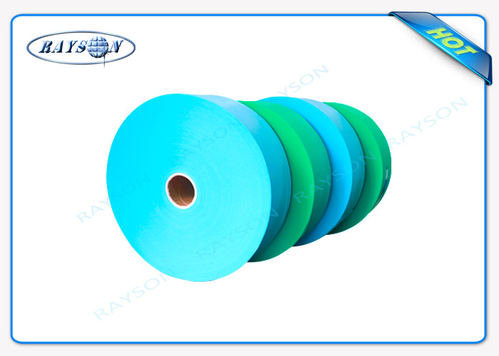Blue or Green Waterproof PP Medical Non Woven Fabric for Surgical Mask or Disposable Bedsheet