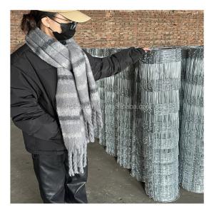 Quality Powder Coated Frame Galvanized Field Fence for 6ft 8ft Cattle and Goat Enclosures wholesale
