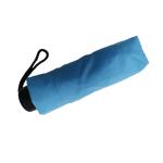 19 Inch Light Ladies Compact Umbrella Blue Color Rubber Coating Plastic Handle