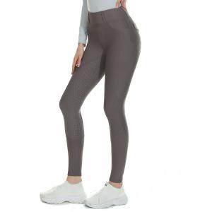 Quality Warm Equestrian Winter Horse Riding Pants Full Seat Silicone Anti Pilling wholesale