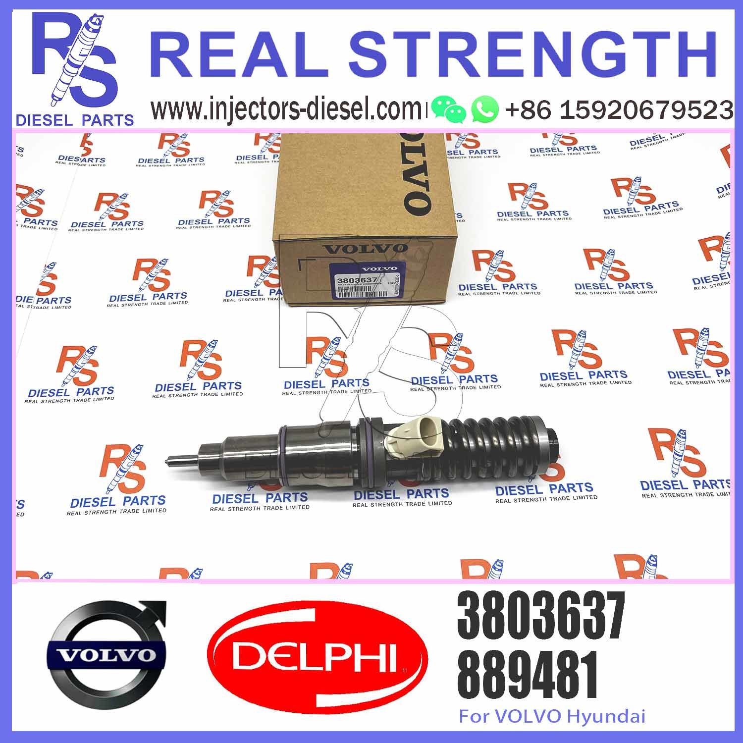 Diesel fuel injector 21371673 fuel injector 3803637 38013693 801368 2044038 21371673 for V-O-L-V EC330B DA30D DA25D EC460B