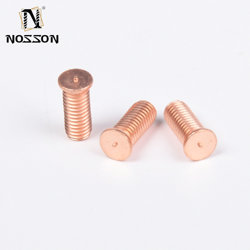 Industry Spot Welding Studs M3 M4 M5 M6 M8 M10 M12 Stainless Steel Weld Bolts Fastening DIN Standard Polishing ZINC Finish