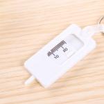 white plastic tire pattern depth gauge 60×30×5mm depth 0-20mm logo customized